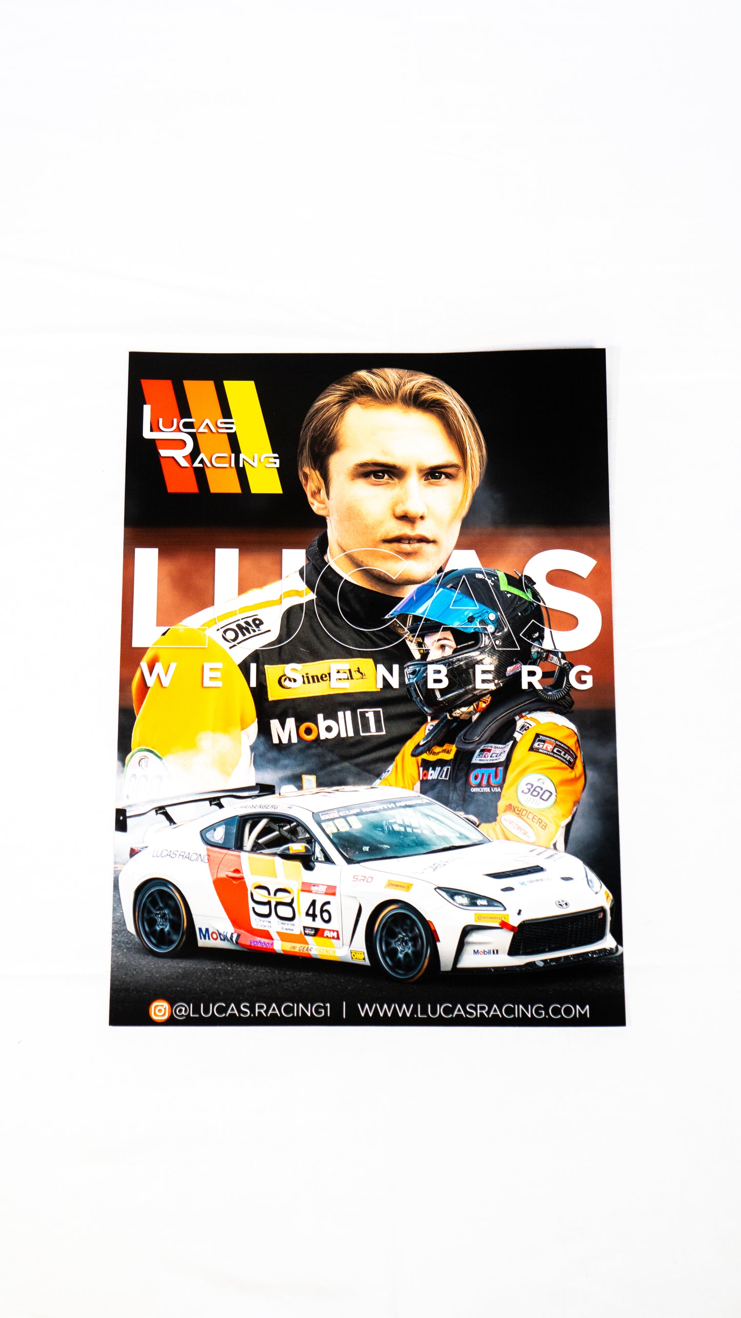 Signierte Heldenkarte vom Toyota GR Cup 23‘